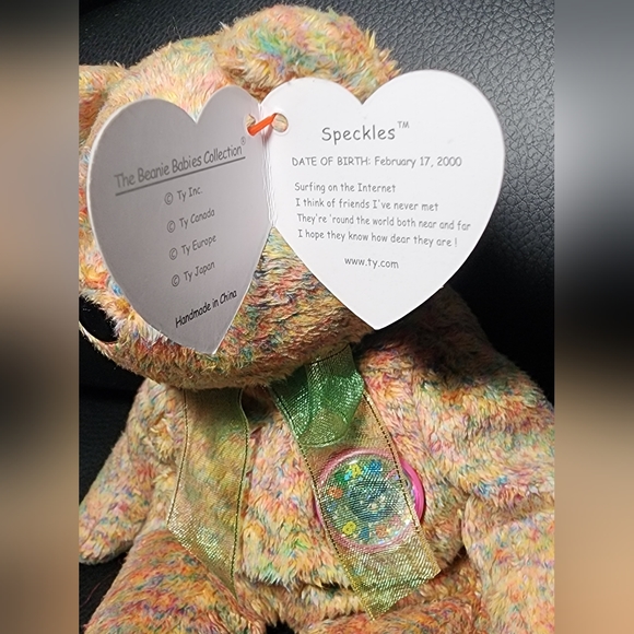 TY Beanie Baby Speckles the Bear - 2000 - Picture 4 of 5
